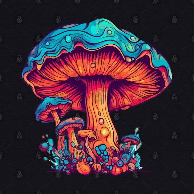 Psychedelic Mushroom Dream design by kuallidesigns